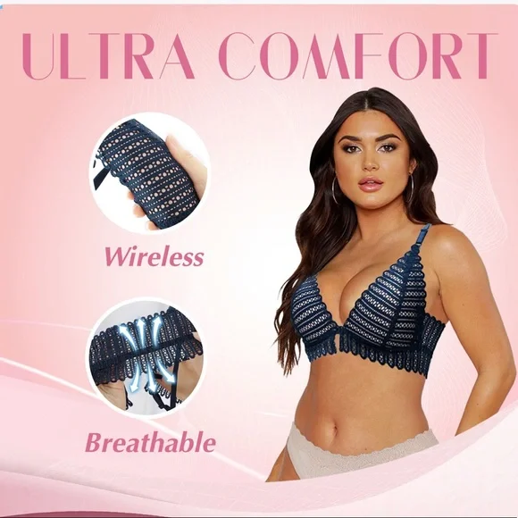 NWT: set of two 32B - super comfortable front close bras - Picture 5 of 7